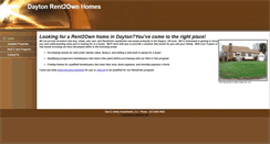 Desktop Screenshot of daytonrent2ownhomes.com